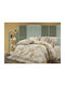 Dimcol Duvet Cover Queen 220x240 Beige