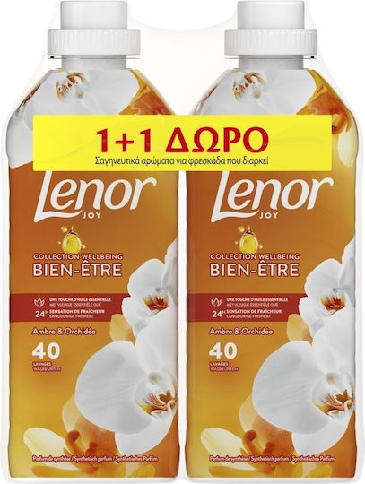 Lenor Fabric Softener Joy Gold Orchid Gold Orchid 2x40 Measuring Cups