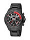 Just Cavalli Young Uhr Chronograph Batterie mit Schwarz Metallarmband