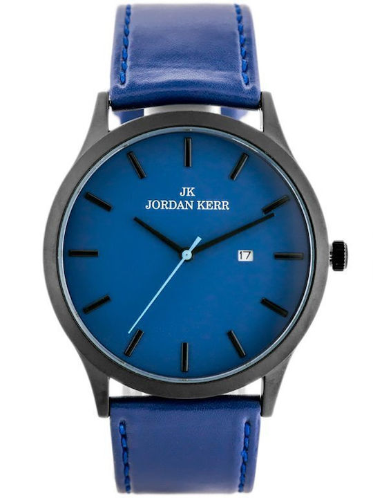 Jordan Kerr Watch Battery with Leather Strap