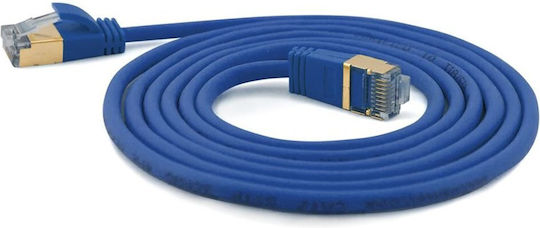 Wantec U/UTP Kat.7 Ethernet Netzwerkkabel 5m Blau