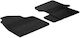 Auto Gs Set of Front and Rear Mats 4pcs for Mercedes-Benz Sprinter Volkswagen Crafter Black