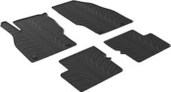 Auto Gs Set of Front and Rear Mats 4pcs for Opel Corsa Lexus GS Black