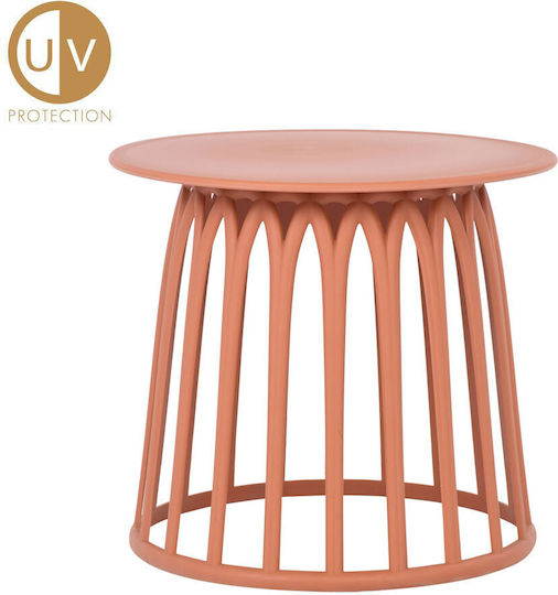 Tisch für kleine Außenbereiche Stabil Basket Terracotta 49.5x49.5x44cm