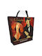 Carmani Πλαστική Τσάντα για Ψώνια σε Μαύρο χρώμα