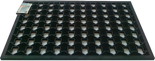 Covor de Intrare din Cauciuc Negru 75x45buc