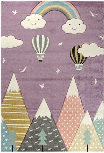 Tzikas Carpets Детско килимче Лилав 133x190см