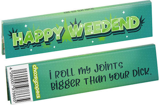 Choosypapers Χαρτάκια King Size Slim 32φ Happy Weekend
