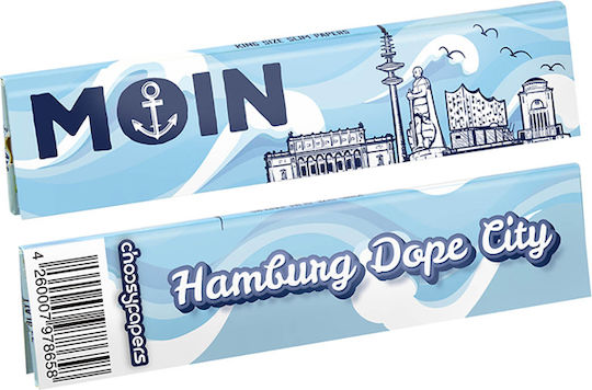 Hârtie de țigară Choosypapers King Size Slim, 32 foi, Hamburg