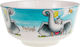 Baby Food Bowl made of Porcelain Gray Elephant