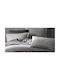 Dimcol Shades Of Grey Pillowcase with Envelope Cover 485 Grey 50x70cm.