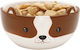 Winkee Baby Food Bowl made of Porcelain Dog
