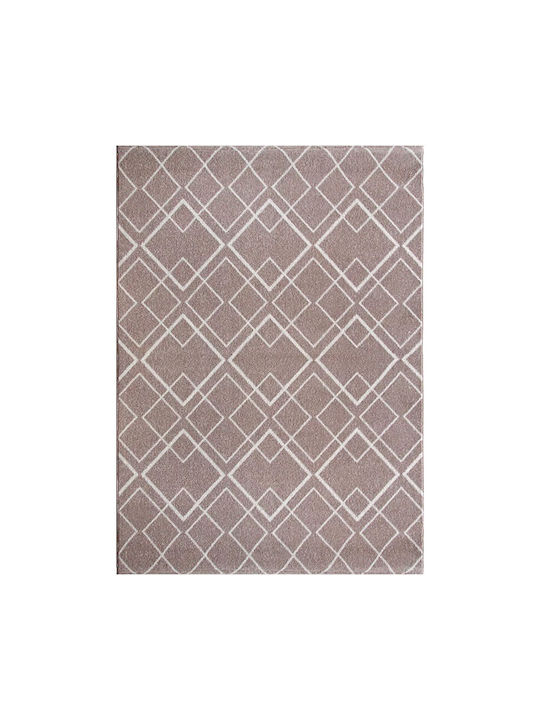 Sidirela Fayno Χαλί Διάδρομος Καφέ 67x190cm