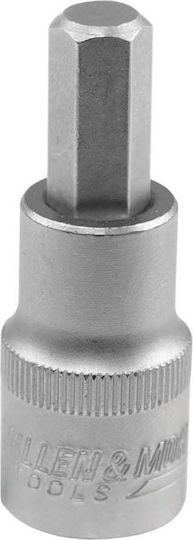 Dedra Bit-Stecknuss mit Inbusschlüssel-Bit und Antriebsvierkant 1/2'' Größe H7 1Stück