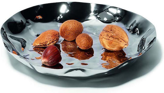 Philippi Metallic Round Decorative Tray Valencia 25.4x2.54cm