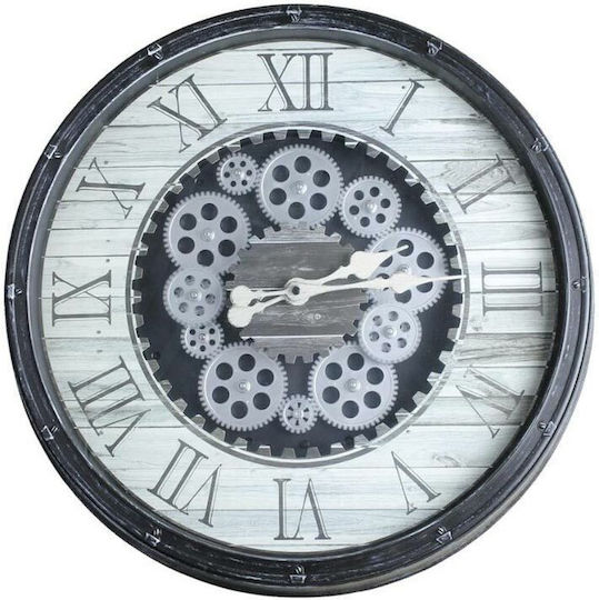 Wall Clock Plastic Black Ø48cm Various Colors)