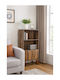 Βιβλιοθήκη Retro Brown 60x30x120εκ.