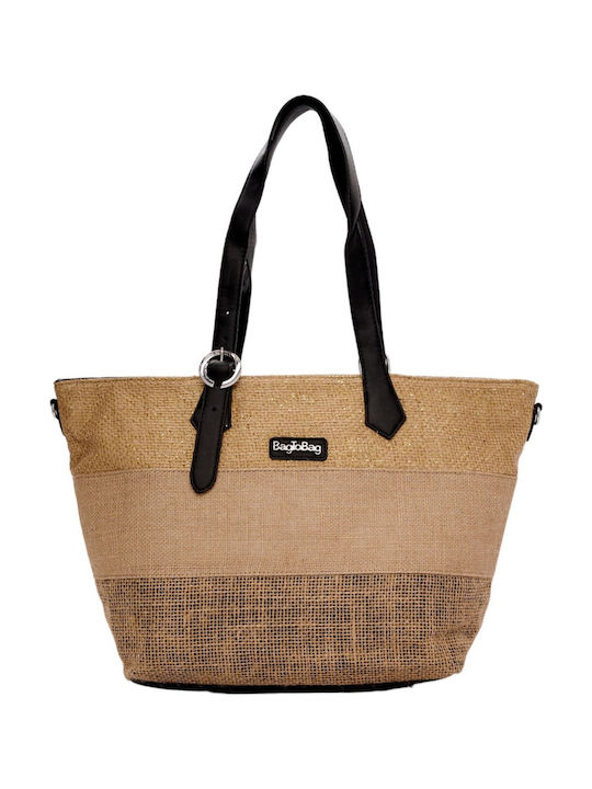 Bag to Bag Wicker Women's Bag Shoulder Black