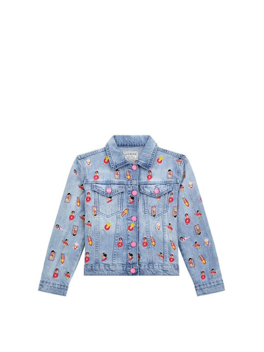 Guess Kids Casual Jacket Blue