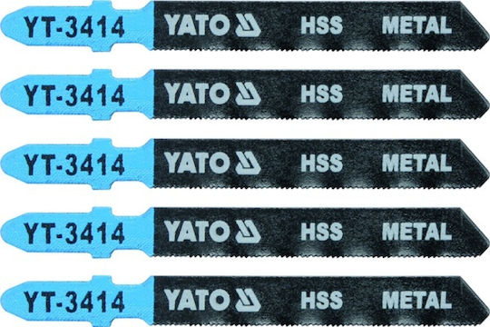 Yato Jig Saw Blade for Metal 75mm 5pcs YT-3414