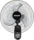 Eurolamp Commercial Round Fan with Remote Control 100W 50cm with Remote Control 300-23507