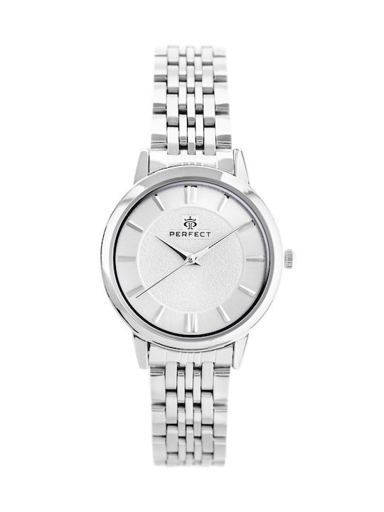 Perfect Watch with Silver Metal Bracelet