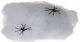 Decorative Spider Web Set Zola 2 Figurines Included Realistic Look White