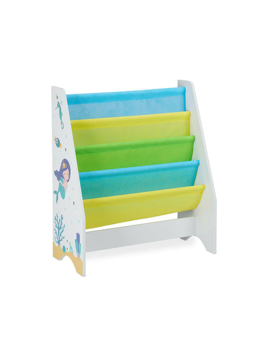 Βιβλιοθήκη Δαπέδου Ξύλινη Πολύχρωμη 61x29x74cm Βιβλιοθήκη Δαπέδου Ξύλινη Πολύχρωμη 61x29x74cm