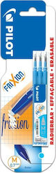 Pilot Pen Ballpoint 0.35mm with Turquoise Inkjet 3pcs Frixion