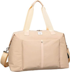 Queen Mother Shoulder/Hand Diaper Bag Beige 48x24x30cm.