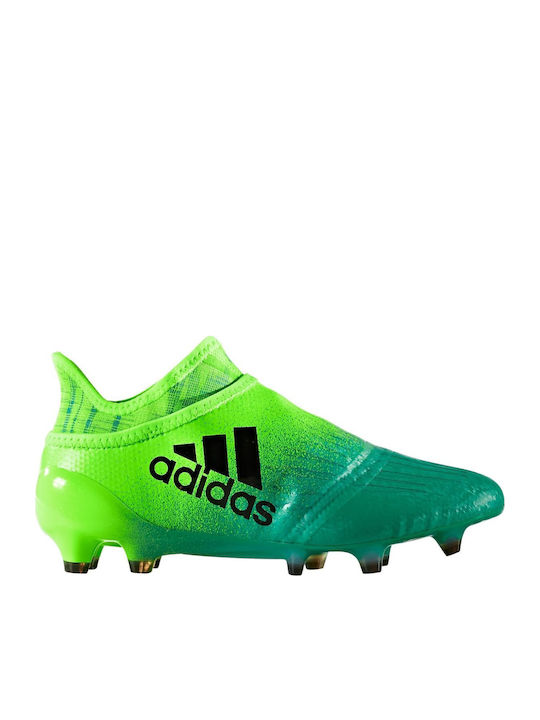Jr X 16 Kids Molded Soccer Shoes Green