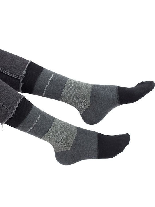 John Frank Bărbați Șosete Dark Grey 1Pachet