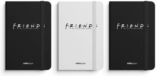 Salko Paper Heft Geregelt A6 96 Blätter Friends Schwarz 1Stück