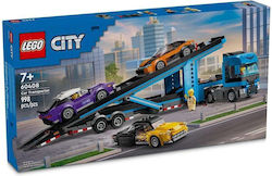 LEGO City Car Transporter Truck With Sports Cars για 7+ Ετών 998τμχ