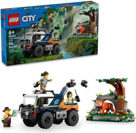 Lego City Dschungel Entdecker Off-Road Truck Für 6+ Jahre 314 Stück