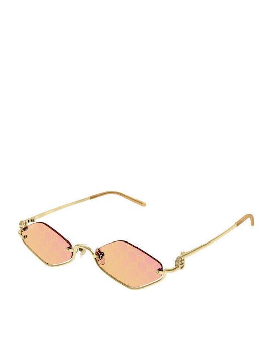 Gucci Unisex Ochelari de soare cu Auriu Cadru ș...