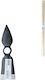 Nakayama SSF637 Hoe with Pole 60cm and Wooden Handle