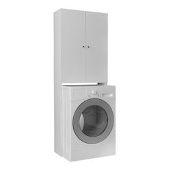 Megapap Romme Cabinet de baie Mobilier pentru baie L65xA27.1xÎ180cm Alb