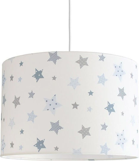 Veis Hesperis Einfaches Licht Kinderdeckenleuchte Deckenleuchte mit Fassung E27 Blau 35x24cm