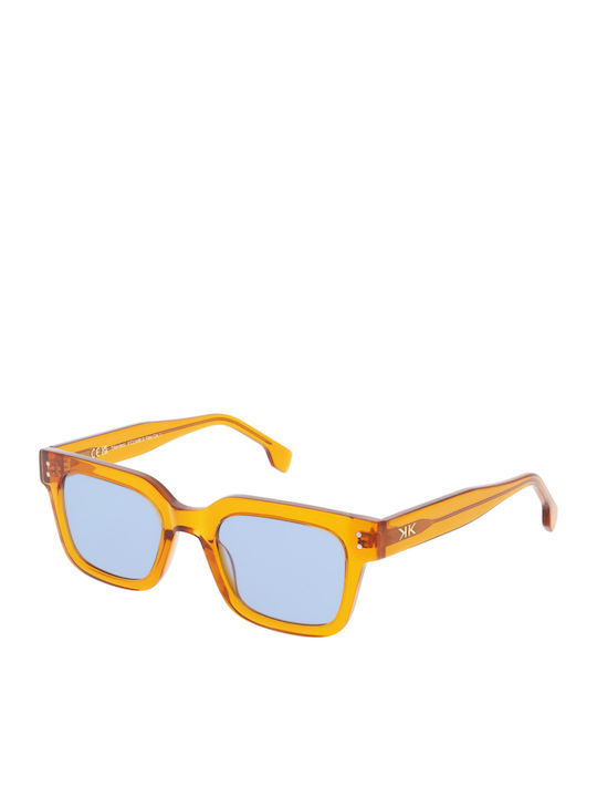 Invu Unisex Sunglasses with Yellow Plastic Fram...