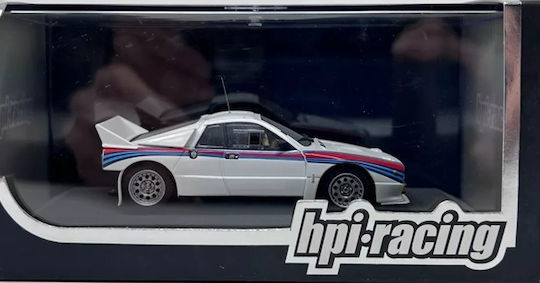 HPI Racing Lancia Figurină de Modelism Mașină Albă la Scară 1:43