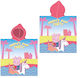 Hasbro Poncho de plajă pentru copii Peppa Pig Roz