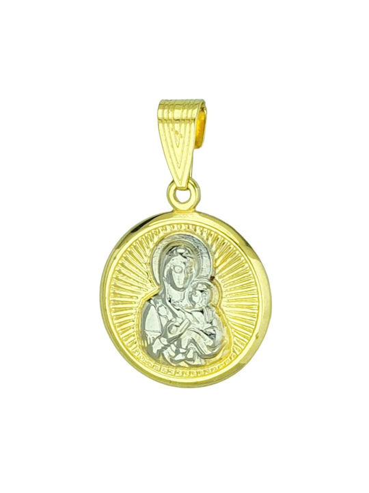 Papadopoulos Gold Anhänger Kinder Amulett aus Gold Κ14.4447