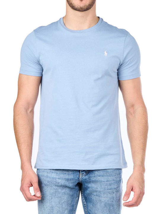 Ralph Lauren Ανδρική Μπλούζα Κοντομάνικη Γαλάζια