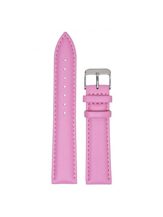 Tzevelion Leather Strap Pink 22mm