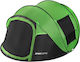 Camp Summer Camping Tent Pop Up Green for 4 People 280x210x115cm