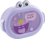 Plastic Kids' Food Container Purple