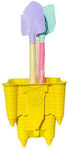 Beach Bucket Set with Accessories Yellow 9pcs