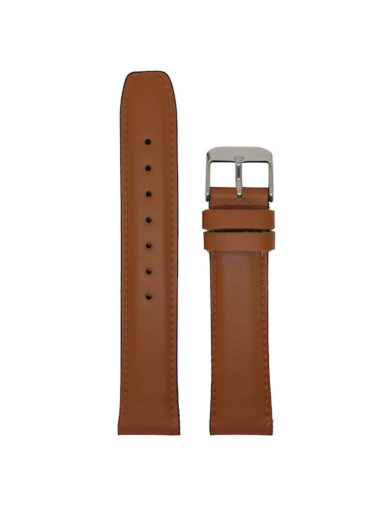 Tzevelion Leather Strap Brown 20mm