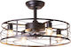 ARlight CFC 9508 Ventilator De Tavan 50cm Cu Lentile De Mărire Negru